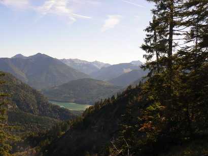 Staffelblick zum Sylvensteinsee